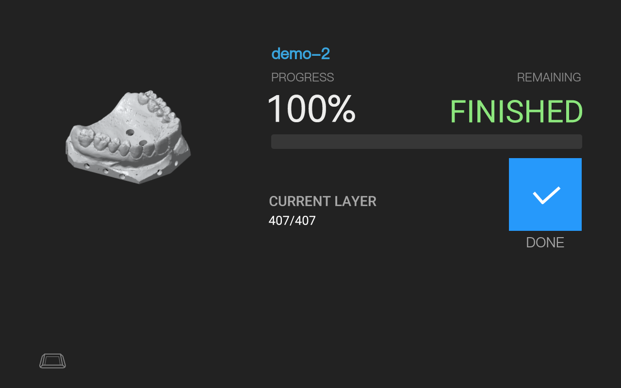 Finishing a Print Job