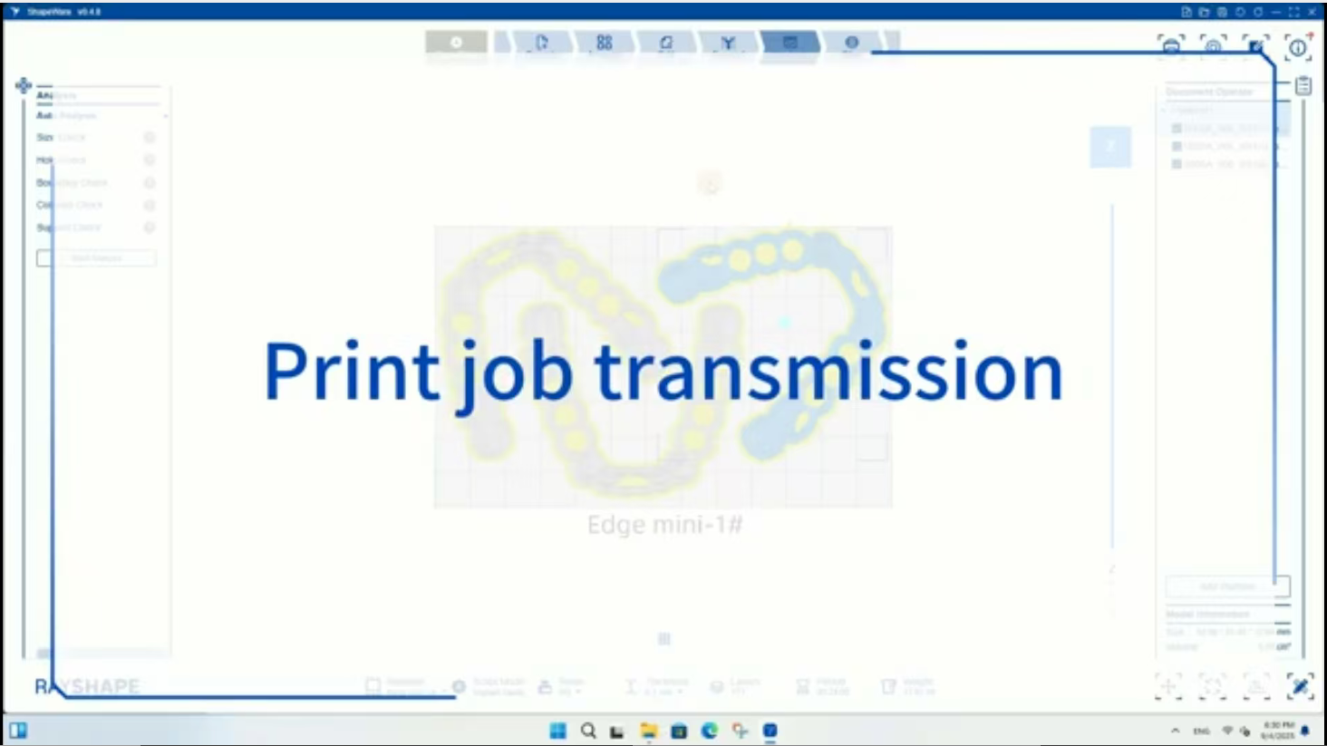 Print job transmission